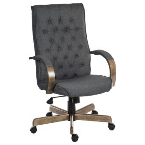 Waltham Fabric Home And Office Chair In Grey